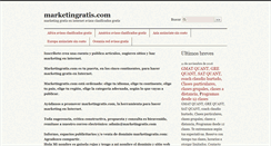 Desktop Screenshot of marketingratis.com